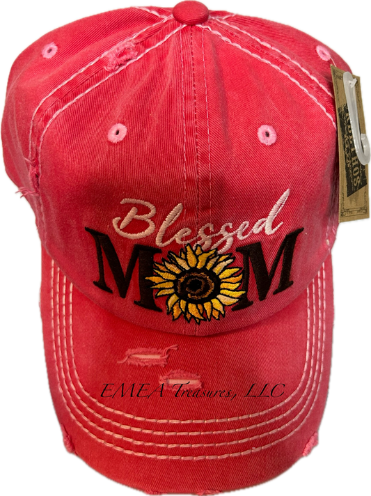 Cap - Blessed Mom - Pink