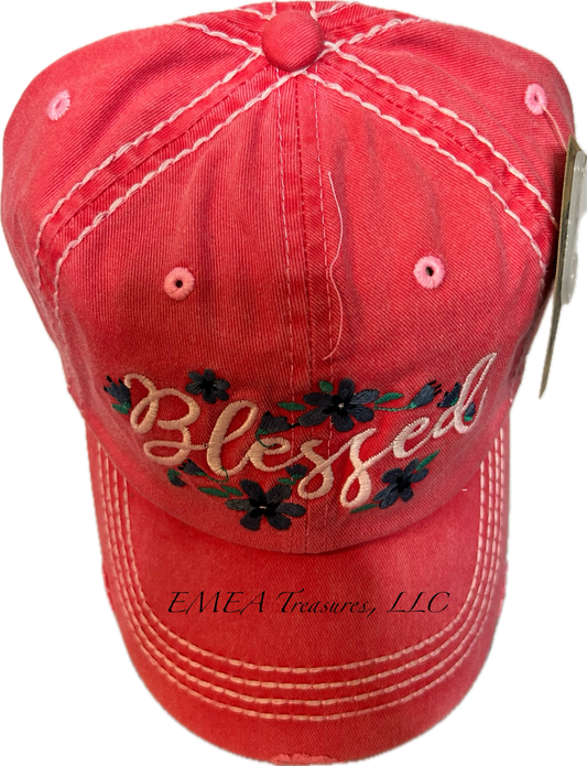 Cap - Blessed - Pink