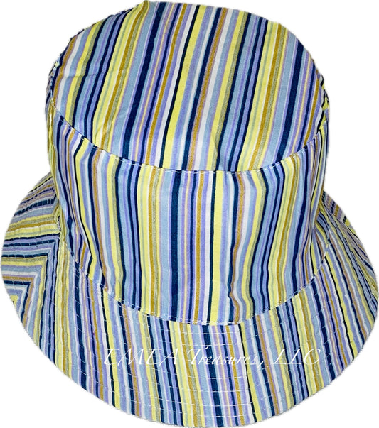 Accessories - Fashion Sun Hat - Blue / Yellow