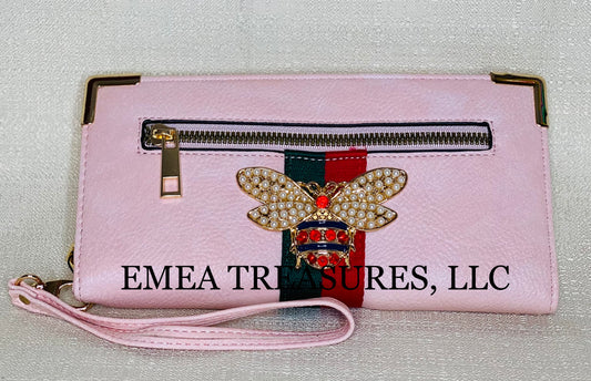 Fashion Bumble Bee Wallet - Pink
