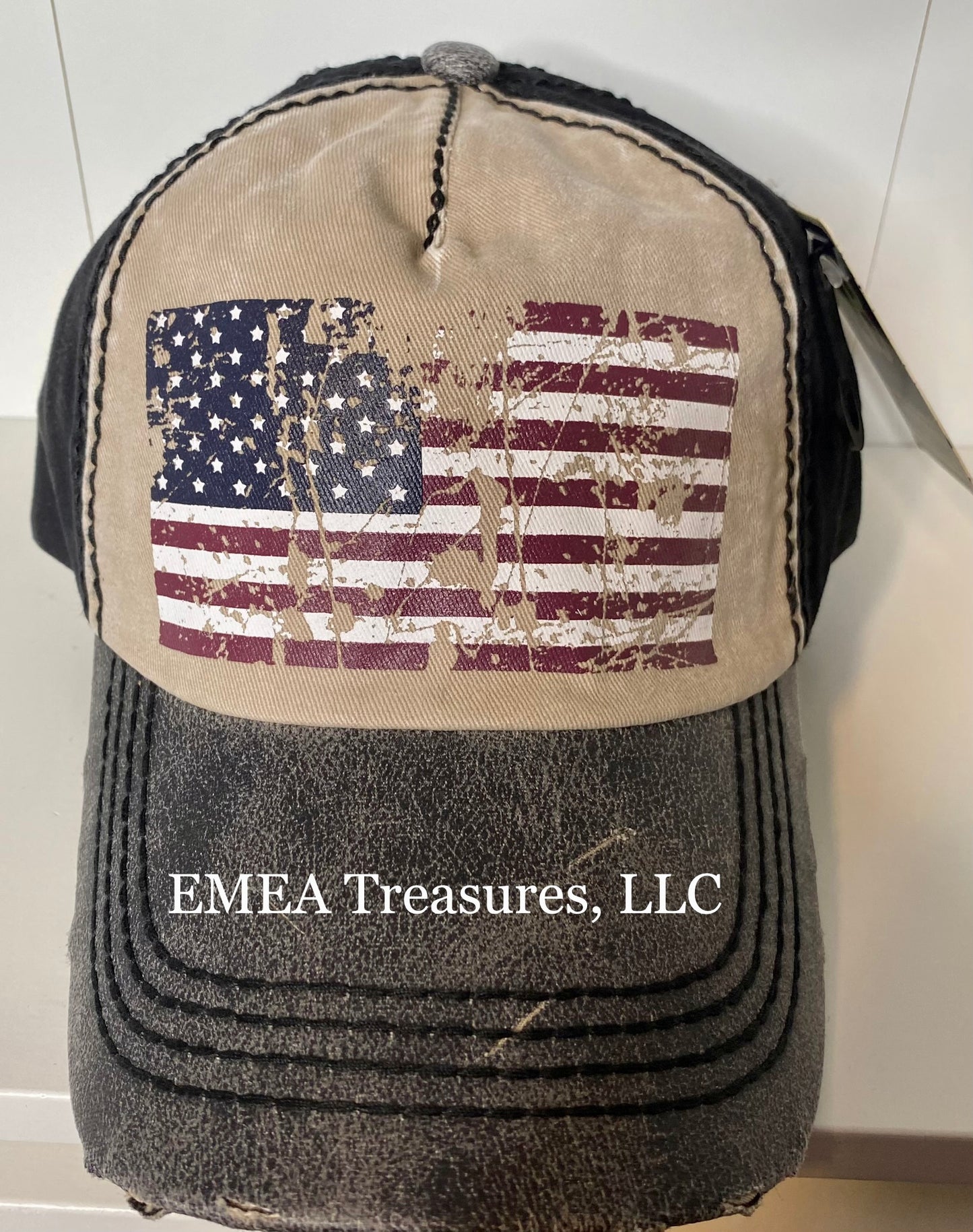 Cap - American Flag Print2