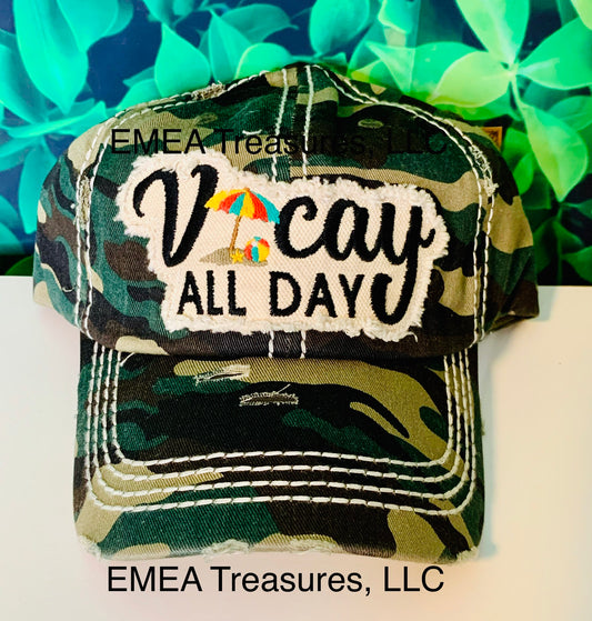 Camouflage Cap - V’ cay All Day