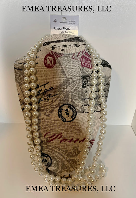 Accessories - Fashion Jewerly 60” 10mm Pearl Necklace