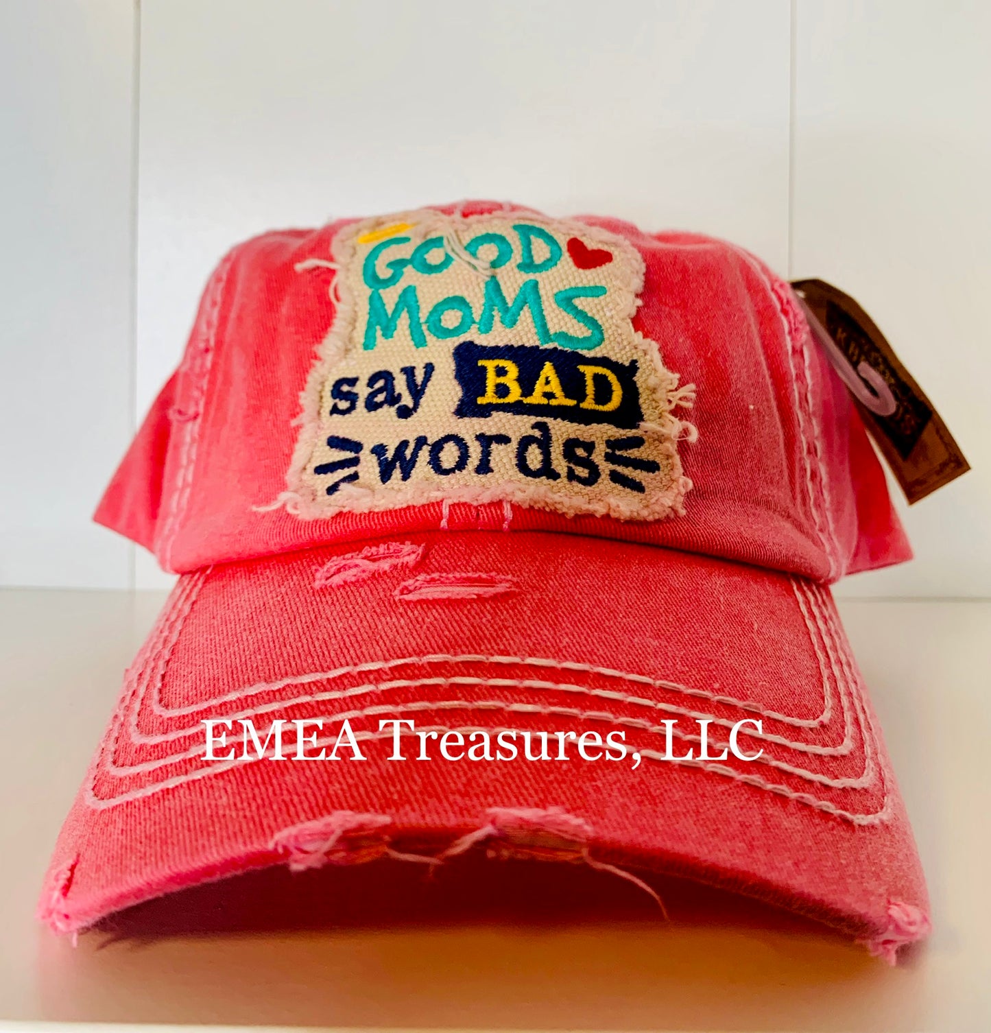 Cap - Good Moms Say Bad Words - Hot Pink