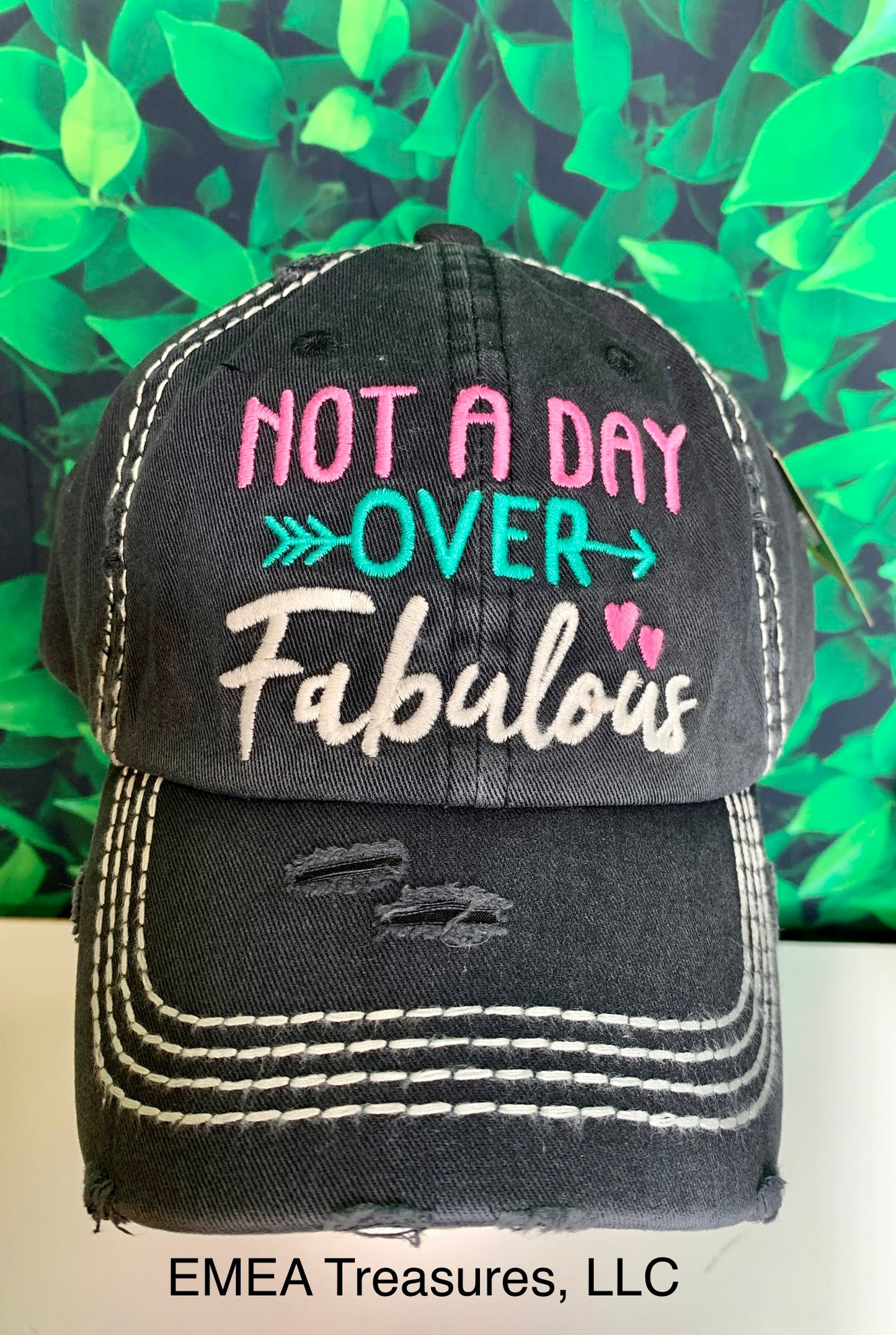 Cap - Not A Day Over Fabulous - Black