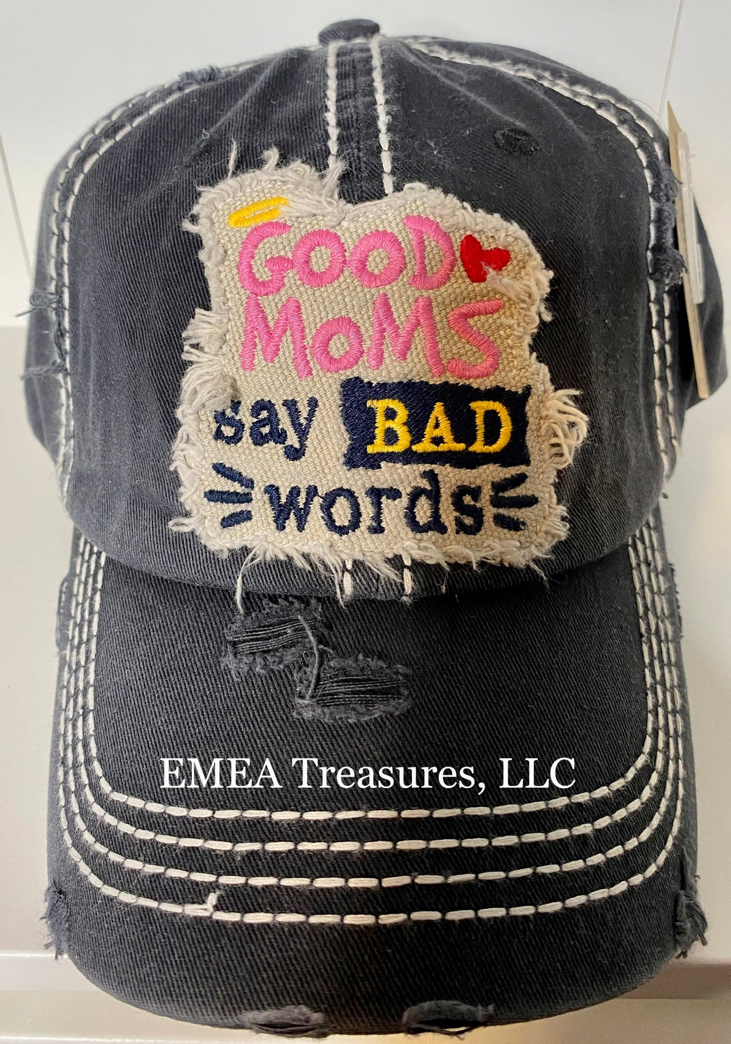 Cap - Good Moms Say Bad Words - Black