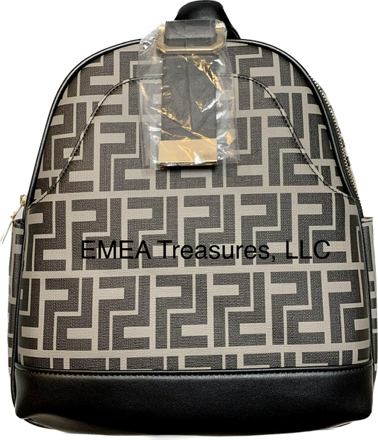 Fashion Maze Backpack - Black
